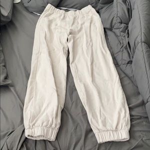 BRANDY WHITE SWEATPANTS